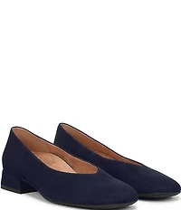 Vionic Petra Suede Low Heel Pumps