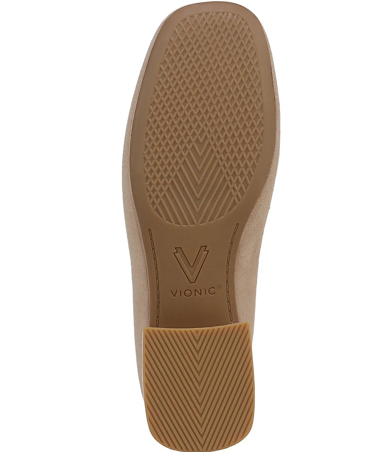 Vionic Petra Suede Low Heel Pumps