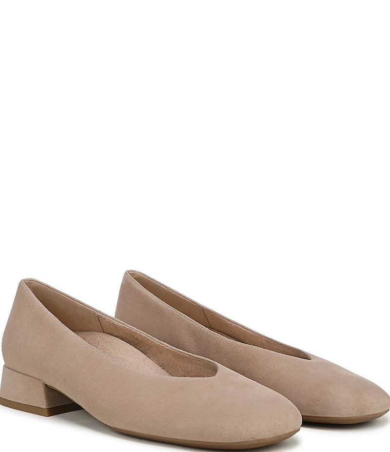 Vionic Petra Suede Low Heel Pumps