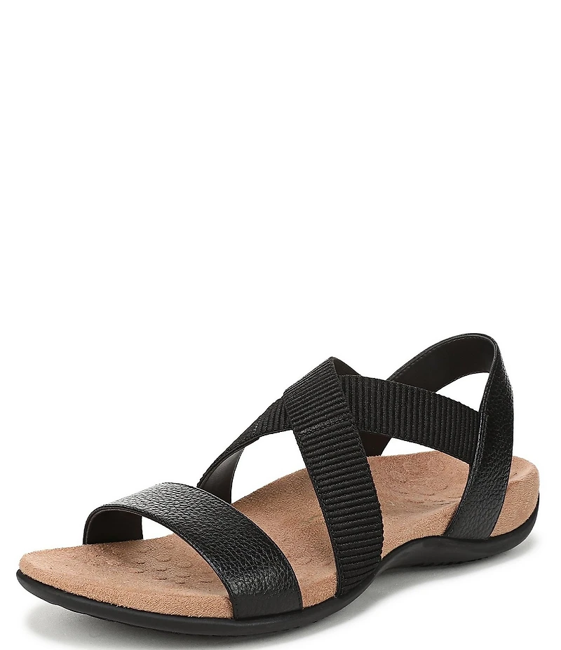 Vionic Raina Leather Strappy Sandals