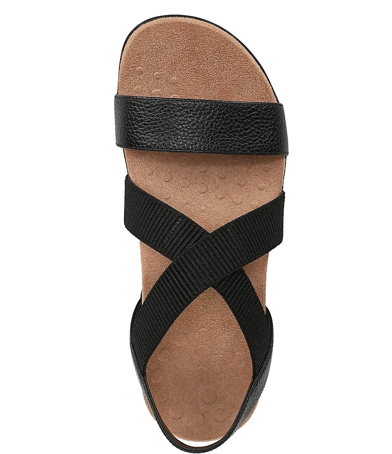Vionic Raina Leather Strappy Sandals