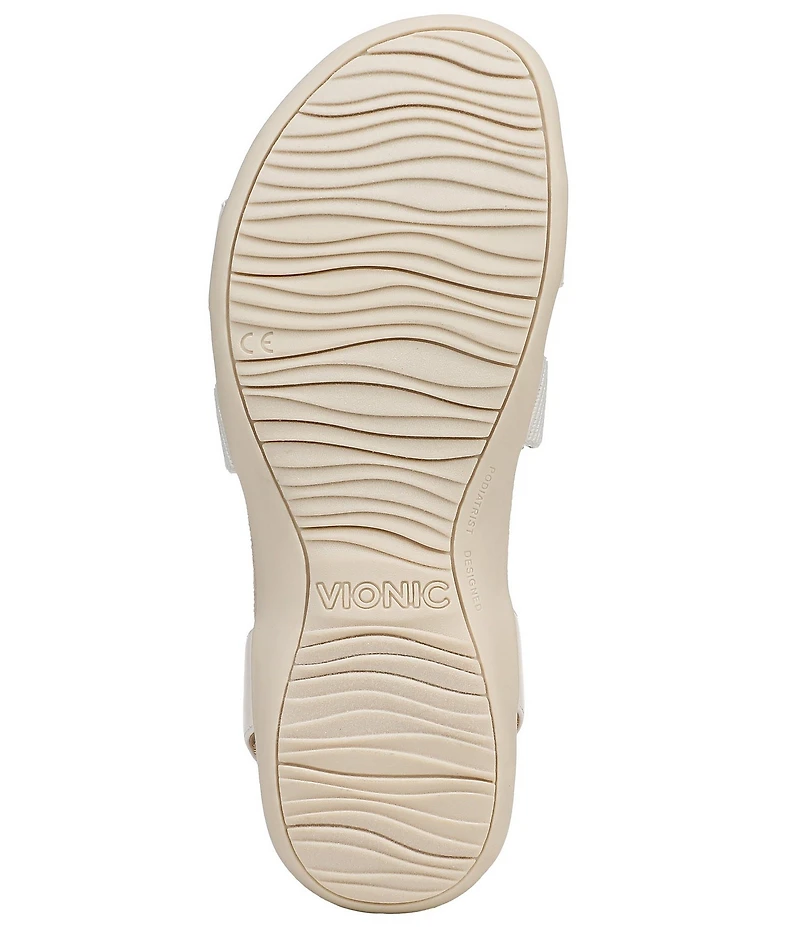 Vionic Raina Leather Strappy Sandals