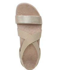 Vionic Raina Leather Strappy Sandals