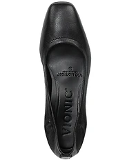 Vionic Ramona Leather Dress Pumps