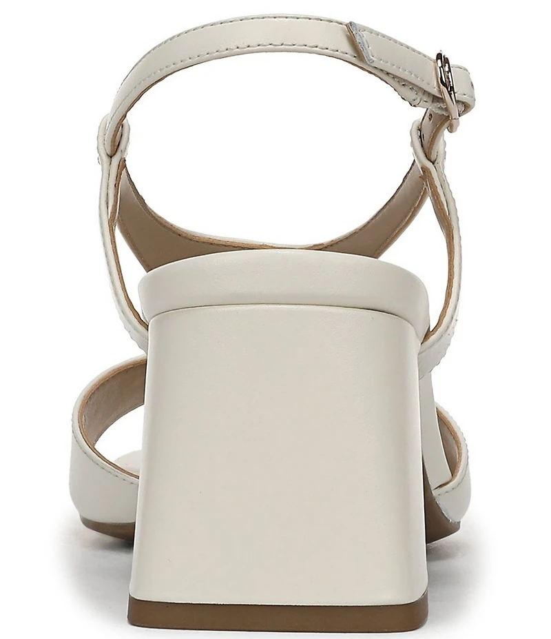 Vionic Raquel Leather Block Heel Dress Sandals