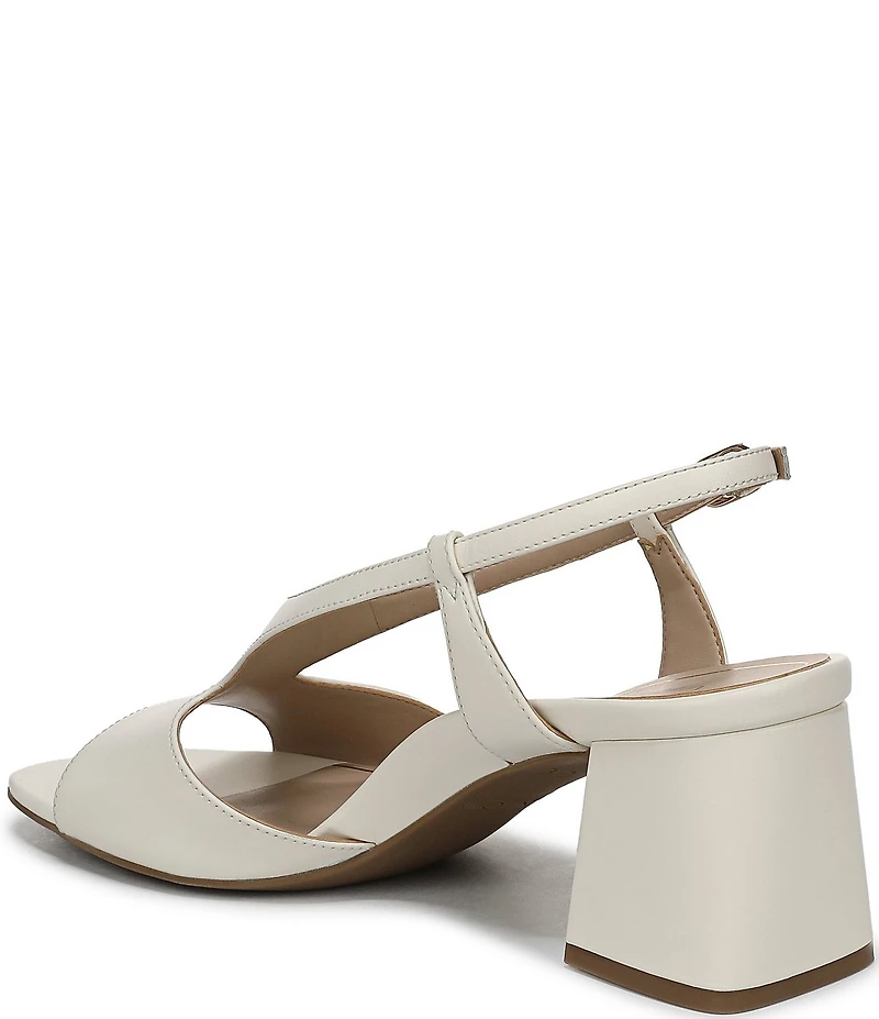 Vionic Raquel Leather Block Heel Dress Sandals