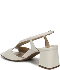 Vionic Raquel Leather Block Heel Dress Sandals