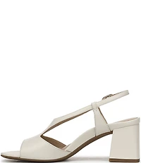Vionic Raquel Leather Block Heel Dress Sandals