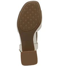 Vionic Raquel Leather Block Heel Dress Sandals