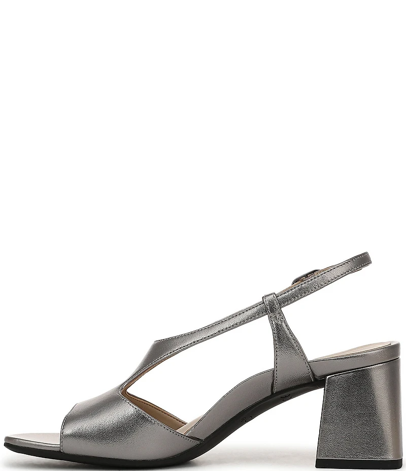 Vionic Raquel Leather Block Heel Dress Sandals