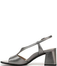 Vionic Raquel Leather Block Heel Dress Sandals
