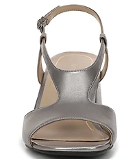 Vionic Raquel Leather Block Heel Dress Sandals