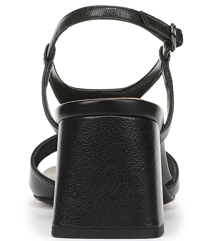 Vionic Raquel Leather Block Heel Dress Sandals