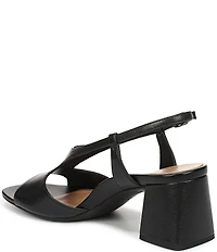 Vionic Raquel Leather Block Heel Dress Sandals