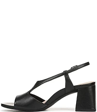 Vionic Raquel Leather Block Heel Dress Sandals