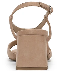 Vionic Raquel Suede Block Heel Dress Sandals