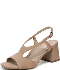 Vionic Raquel Suede Block Heel Dress Sandals
