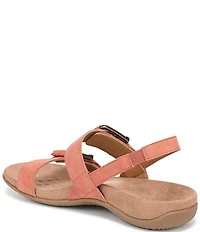 Vionic Reese Suede Hook-and-Loop Sandals