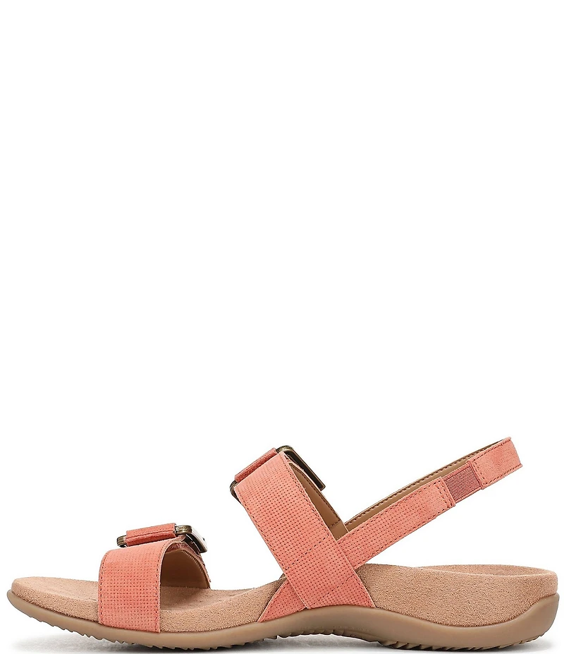 Vionic Reese Suede Hook-and-Loop Sandals