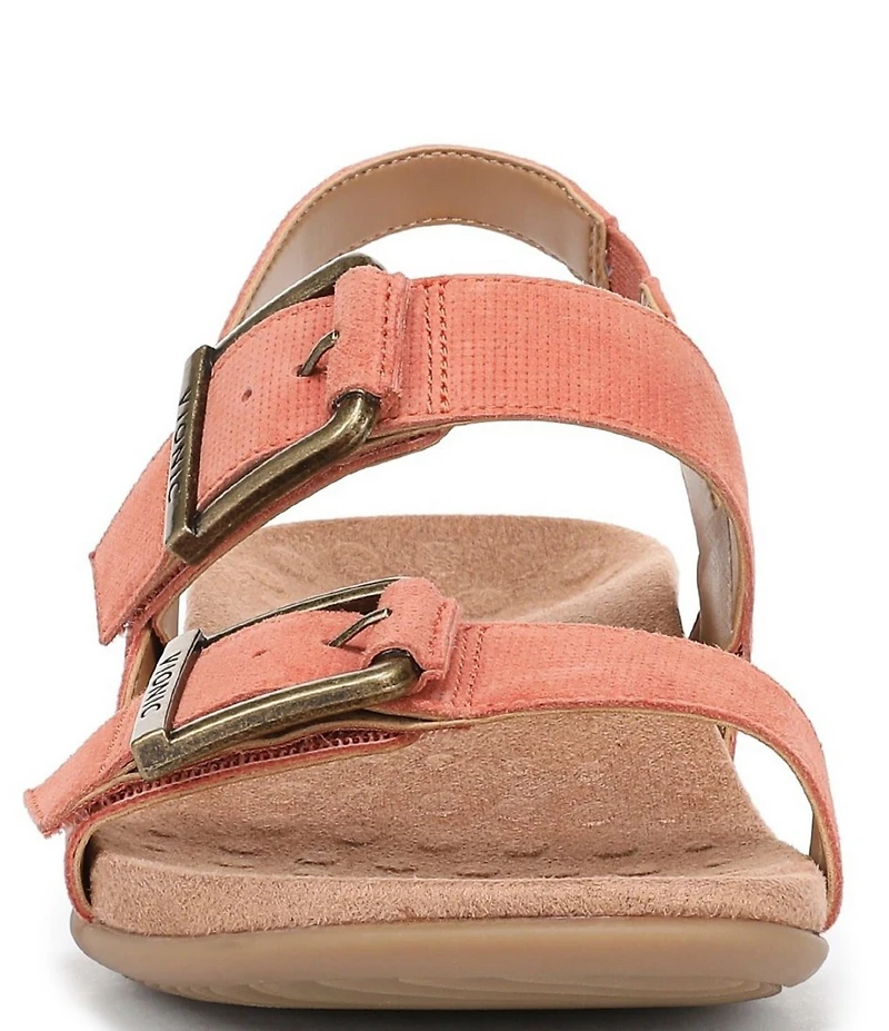 Vionic Reese Suede Hook-and-Loop Sandals