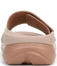 Vionic Rejuvenate Suede Recovery Platform Arch Support Slide Sandals