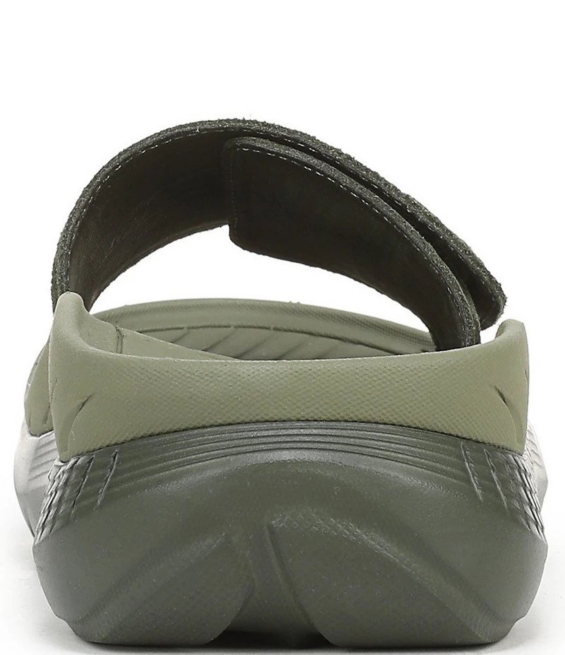 Vionic Rejuvenate Suede Recovery Platform Arch Support Slide Sandals
