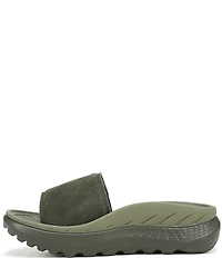 Vionic Rejuvenate Suede Recovery Platform Arch Support Slide Sandals