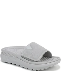Vionic Rejuvenate Suede Recovery Platform Arch Support Slide Sandals