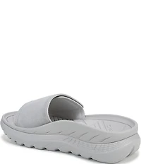 Vionic Rejuvenate Suede Recovery Platform Arch Support Slide Sandals