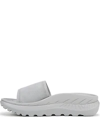 Vionic Rejuvenate Suede Recovery Platform Arch Support Slide Sandals