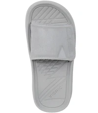 Vionic Rejuvenate Suede Recovery Platform Arch Support Slide Sandals