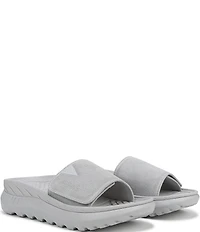 Vionic Rejuvenate Suede Recovery Platform Arch Support Slide Sandals