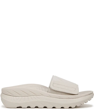 Vionic Rejuvenate Suede Recovery Platform Arch Support Slide Sandals