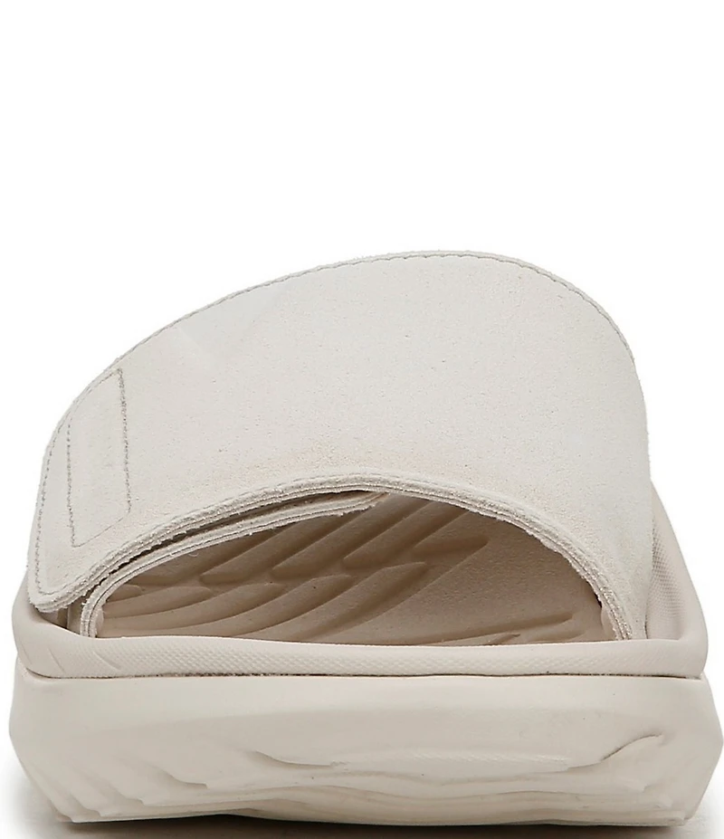 Vionic Rejuvenate Suede Recovery Platform Arch Support Slide Sandals