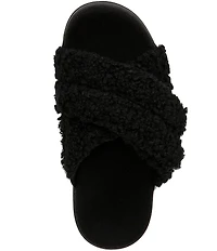 Vionic Relax Faux Shearling Slide Slippers