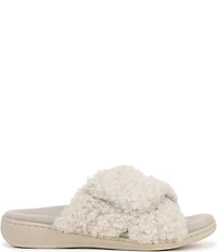 Vionic Relax Faux Shearling Slide Slippers