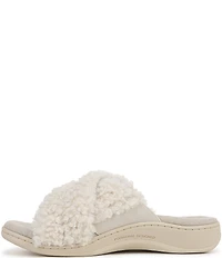 Vionic Relax Faux Shearling Slide Slippers