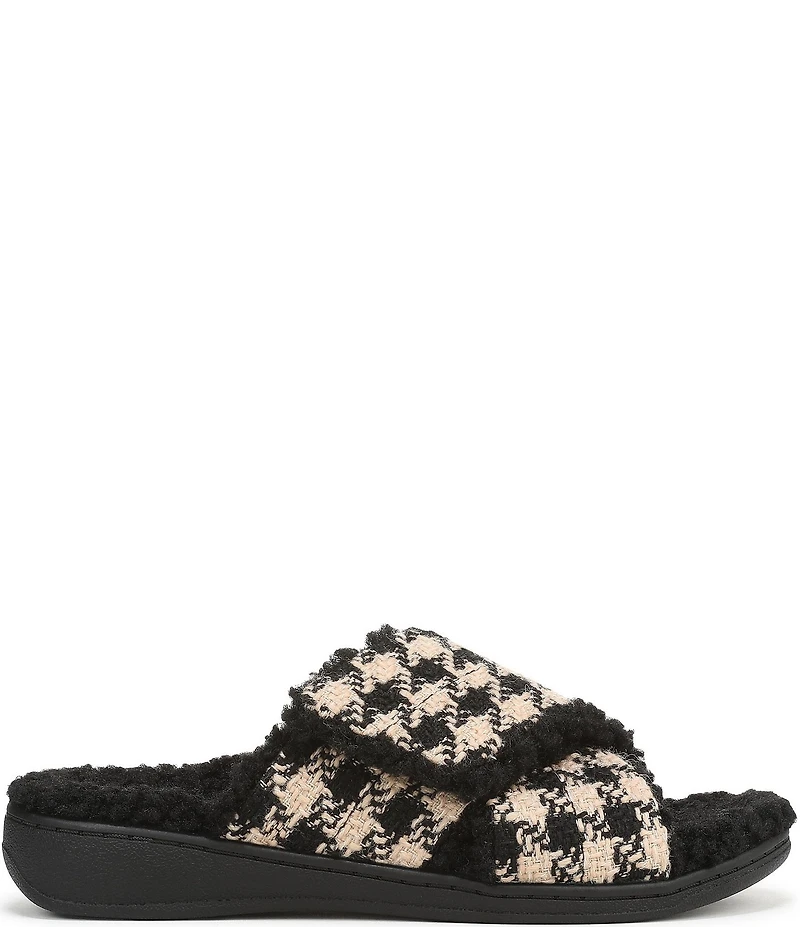 Vionic Relax II Houndstooth Slide Slippers