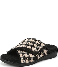 Vionic Relax II Houndstooth Slide Slippers