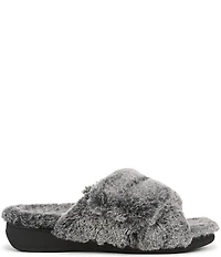 Vionic Relax II Tipped Faux Fur Slippers