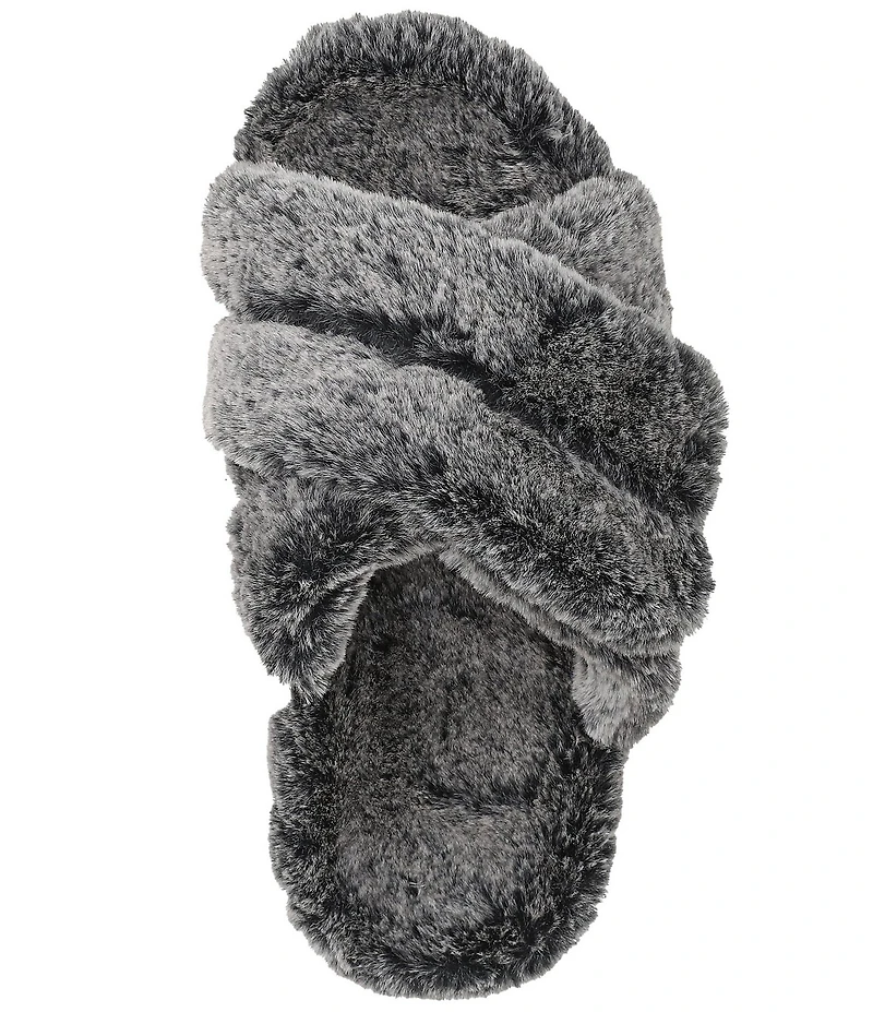Vionic Relax II Tipped Faux Fur Slippers