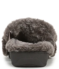 Vionic Relax II Tipped Faux Fur Slippers