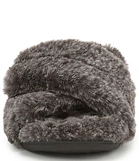 Vionic Relax II Tipped Faux Fur Slippers