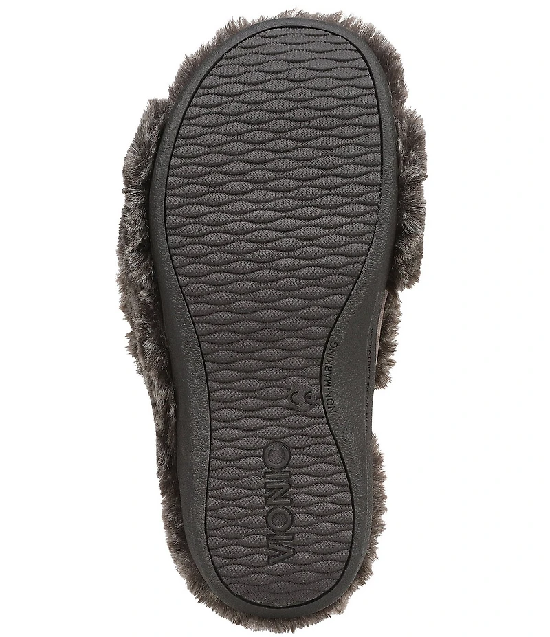 Vionic Relax II Tipped Faux Fur Slippers