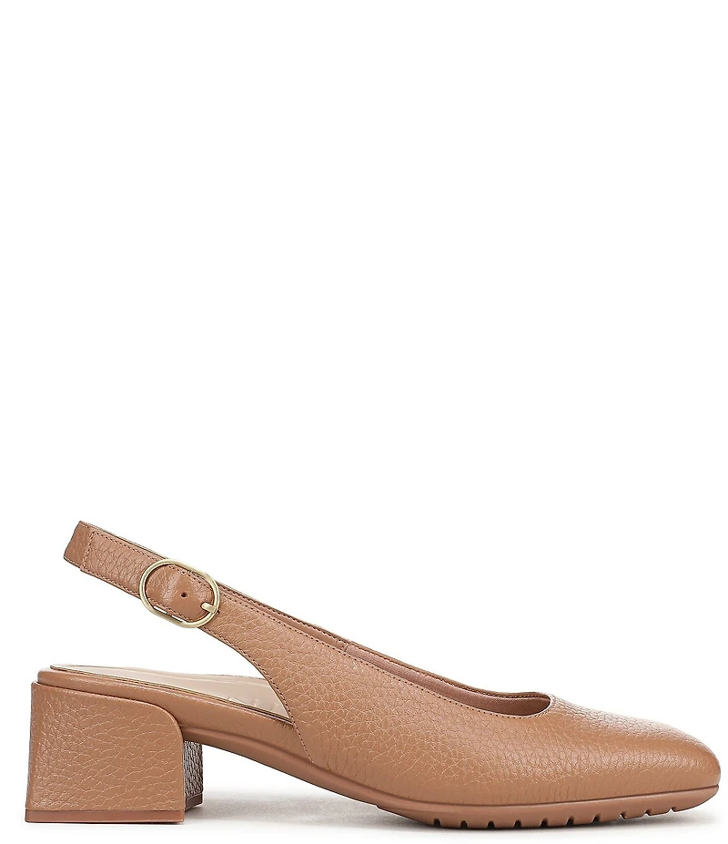 Vionic Reyes Leather Slingback Pumps