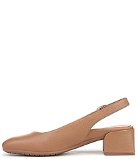 Vionic Reyes Leather Slingback Pumps