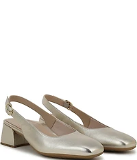 Vionic Reyes Leather Slingback Pumps