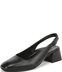 Vionic Reyes Leather Slingback Pumps