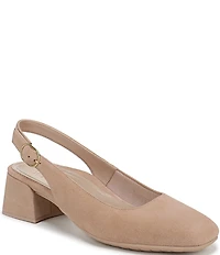 Vionic Reyes Suede Slingback Pumps