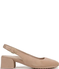 Vionic Reyes Suede Slingback Pumps
